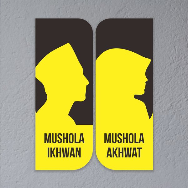 Papan Tanda Sign Akrilik Mushola