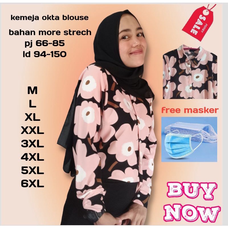 atasan wanita M L XL XXL 3XL 4XL 5XL 6XL/BAJU JUMBO WANITA/ATASAN WANITA JUMBO/baju big size/baju ov