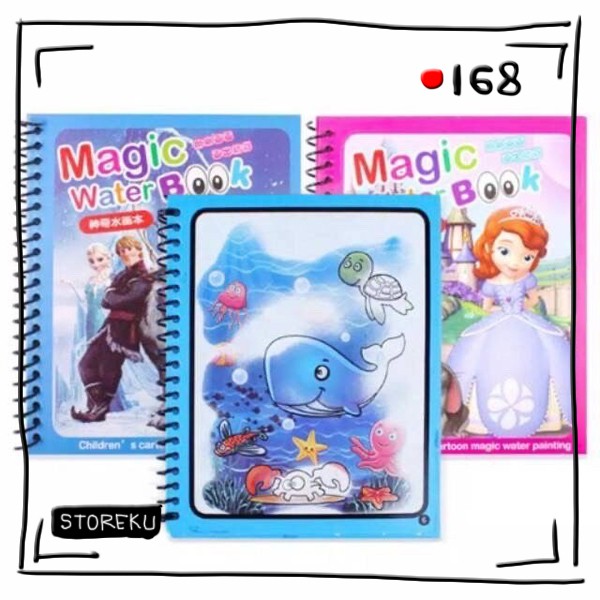 

ST-78 Magic Water Book Mewarna Magic Pen Air