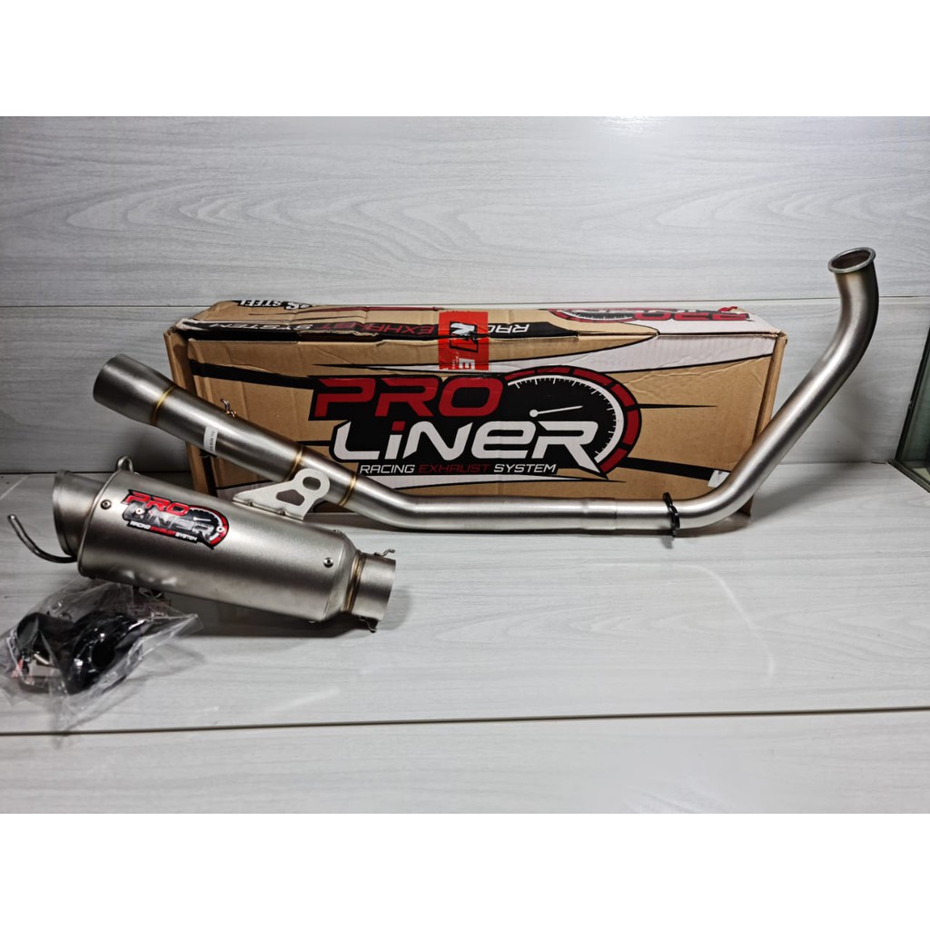 (PROLINER) FULL SYSTEM TR1 R SHORT KNALPOT R15 CB150 VIXION SONIC MX K46 FU CRF KLX TIGER-R15 V3