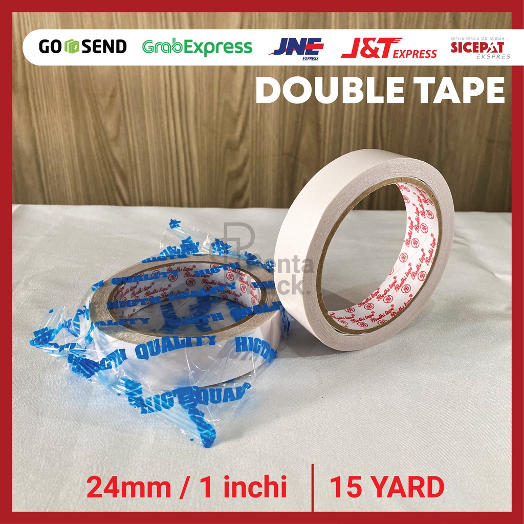 

Double Tape / Dobel Tip (24 mm / 1 inchi X 15 yard) BODHI