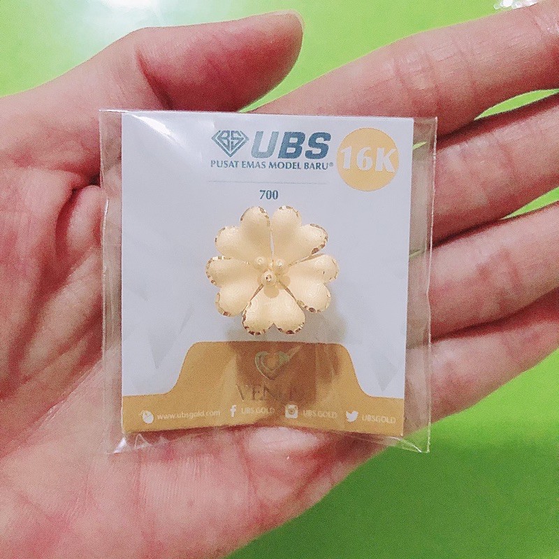 Charm Bunga Love Besar UBS 700