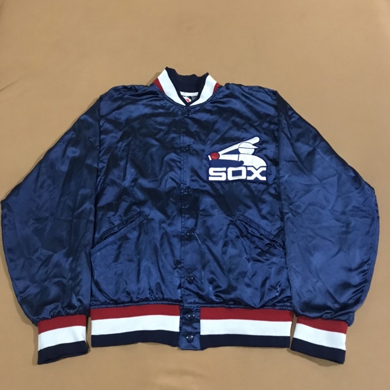 jacket varsity mlb white sox made in usa vintage by felco