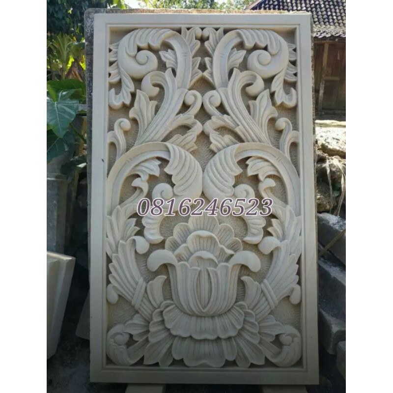 RELIEF BATU ALAM HIASAN DINDING