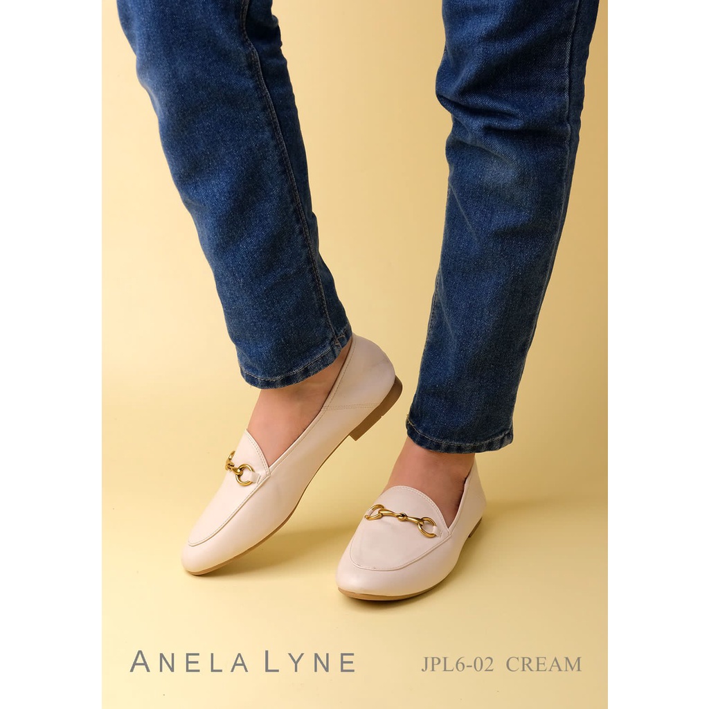 ANELA LYNE SEPATU LOAFERS LEATHER  BAYLEY PL6-02 ORIGINAL