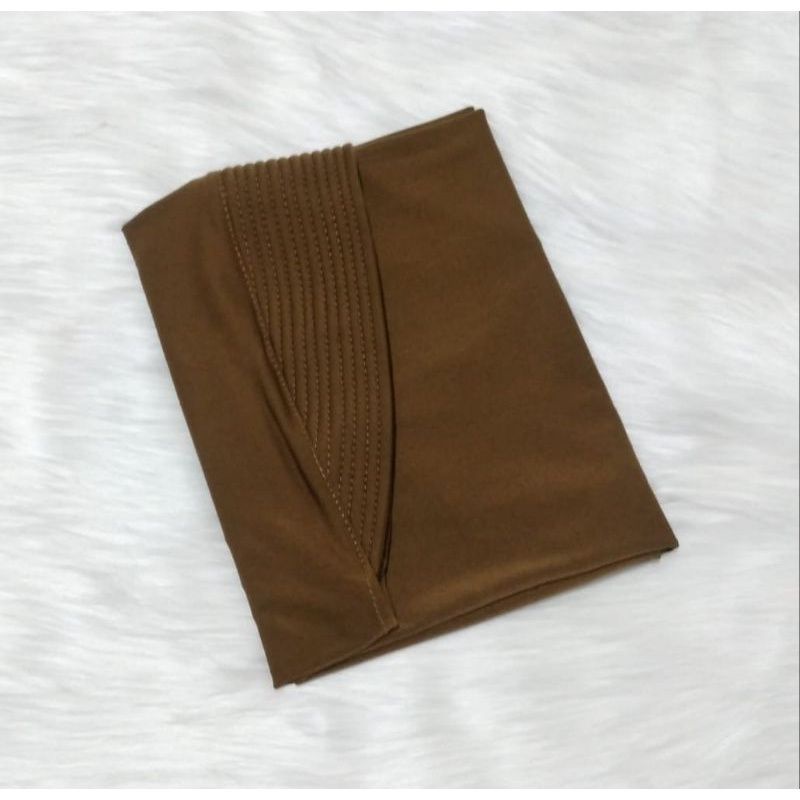 Jilbab Bergo Hamidah Jersey L /Hijab Instand-Golden rod