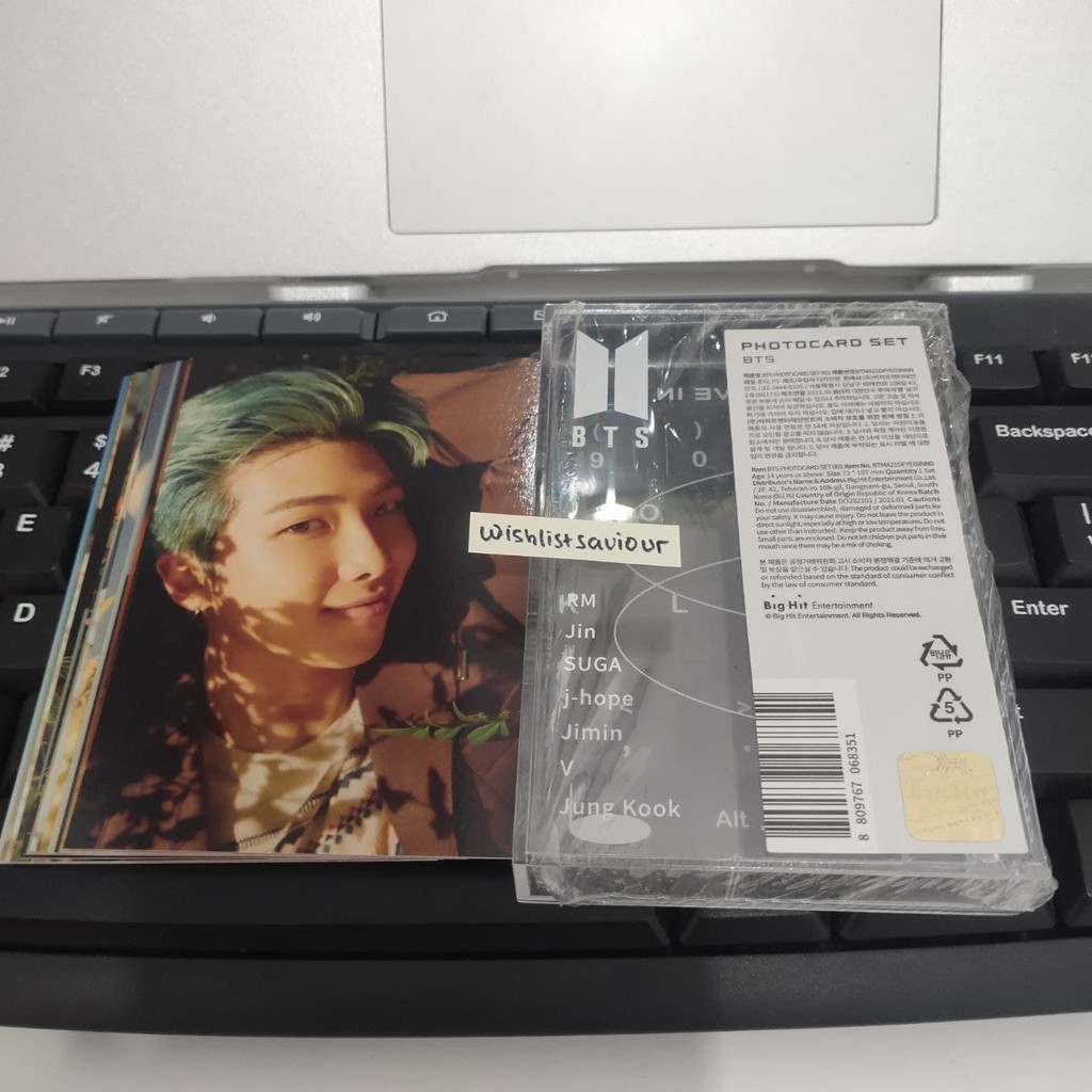 BTS HYBE Insight Photocard (Visitor Only) SHARING PC Case Merch Set Jungkook V Jimin Jin