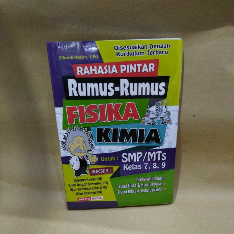RAHASIA PINTAR RUMUS - RUMUS FISIKA KIMIA SMP/MTs kelas 7. 8. 9