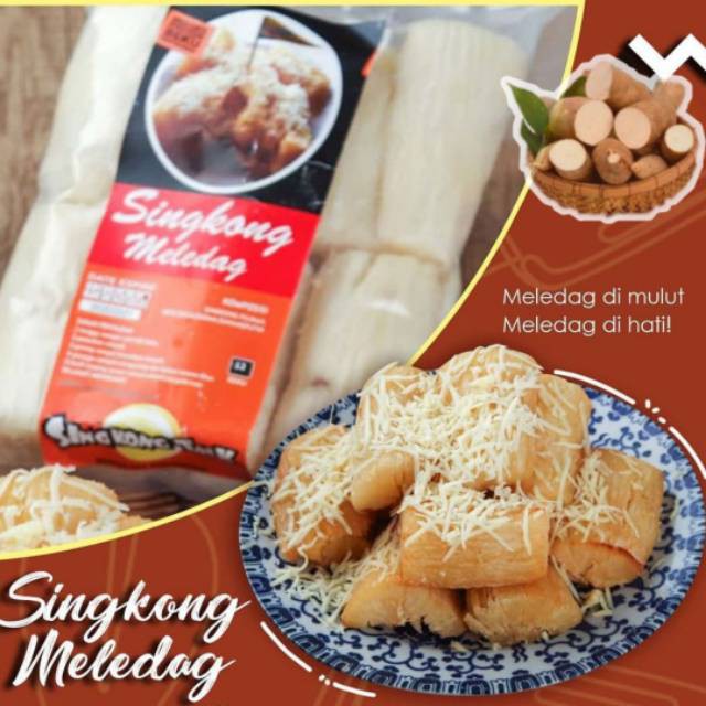 

SINGKONG MELEDAG KEJU BESAR ISI 6PCS GURIH SINGKONG GORENG REBUS FROZEN FOOD SHAZA