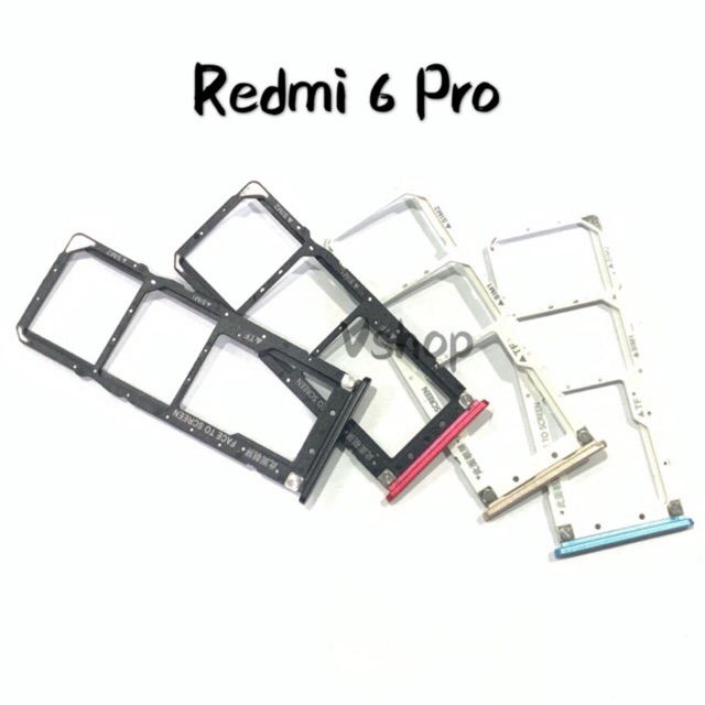 Simtray Tempat Simcard Simlock Xiaomi Redmi 6 Pro Mi A2 lite MiA2 Lite