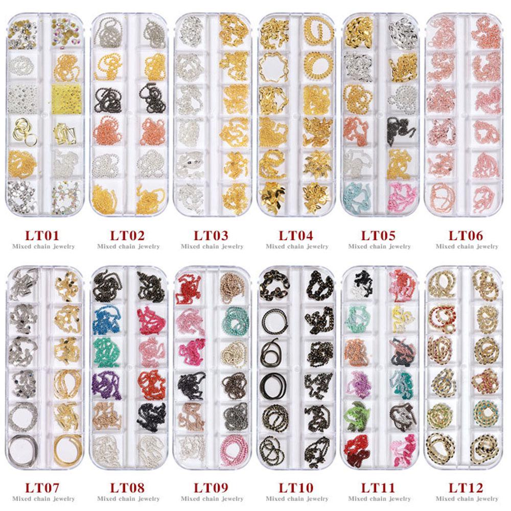 AUGUSTINA Augustina Dekorasi Nail Art 3D Spesial Manicure Aksesori Pesona DIY Hiasan Nail Art