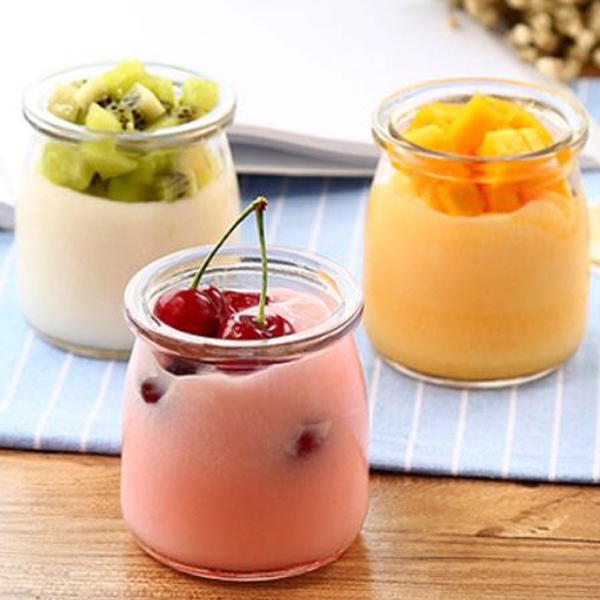 gelas dessert dengan tutup mousse pudding bottle (1F2,1f1) kge003