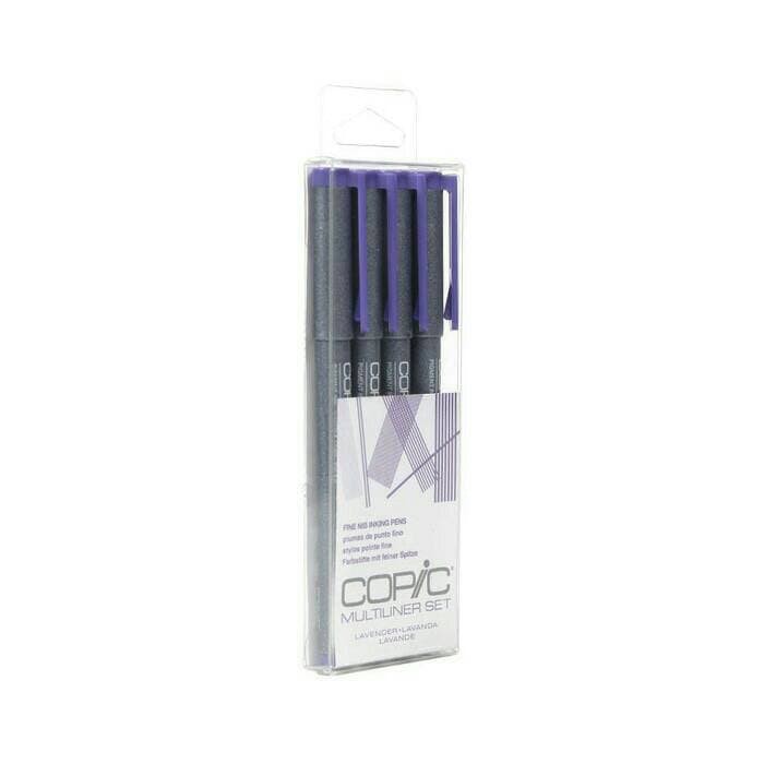 

COPIC MULTILINER PEN Lavender Set
