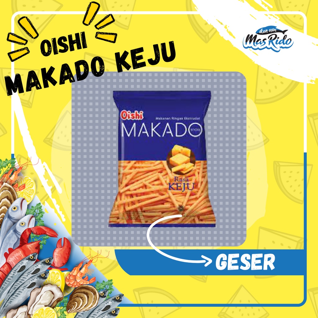 

Oishi Makado Keju 65 Gram Snack Praktis Renyah Harga Termurah