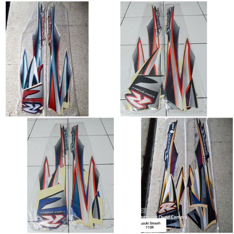 striping sticker suzuki smash R 110 2004