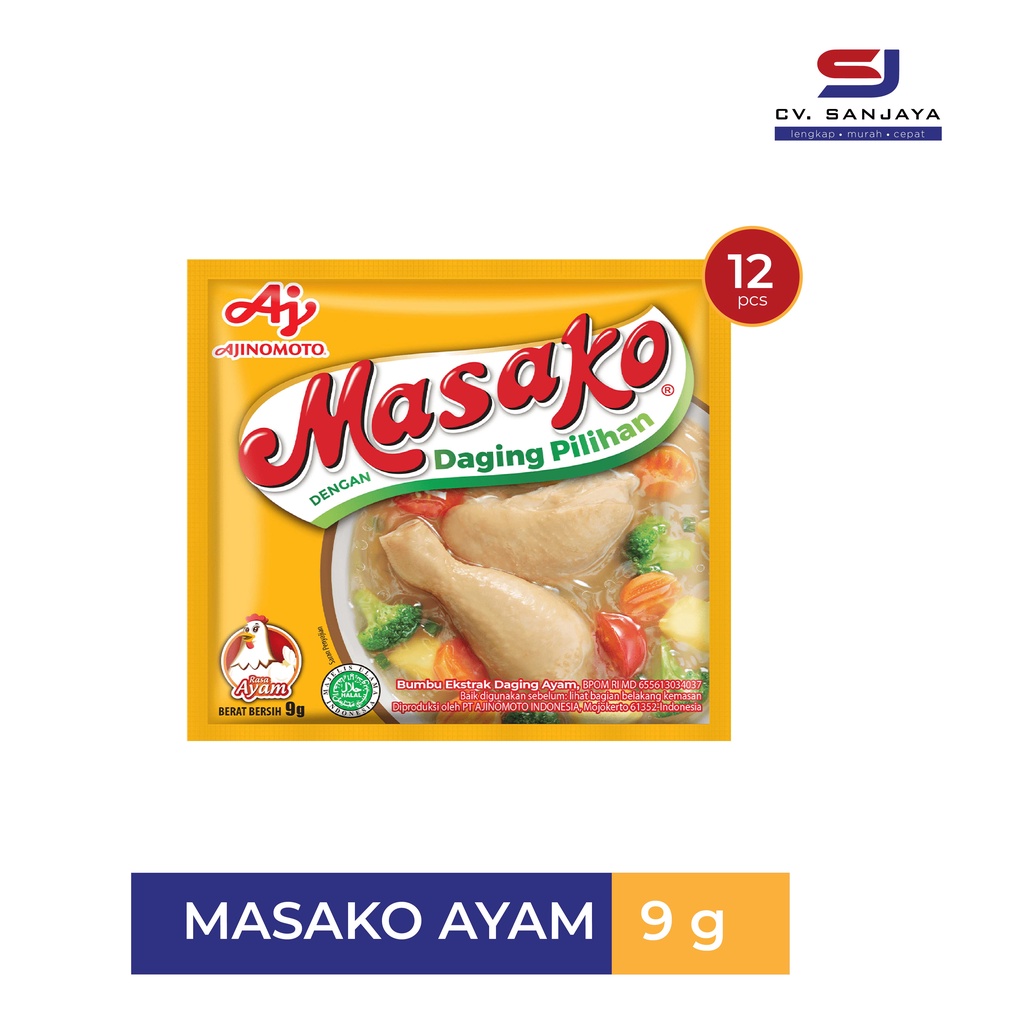

Masako Bumbu Kaldu Ayam & Sapi