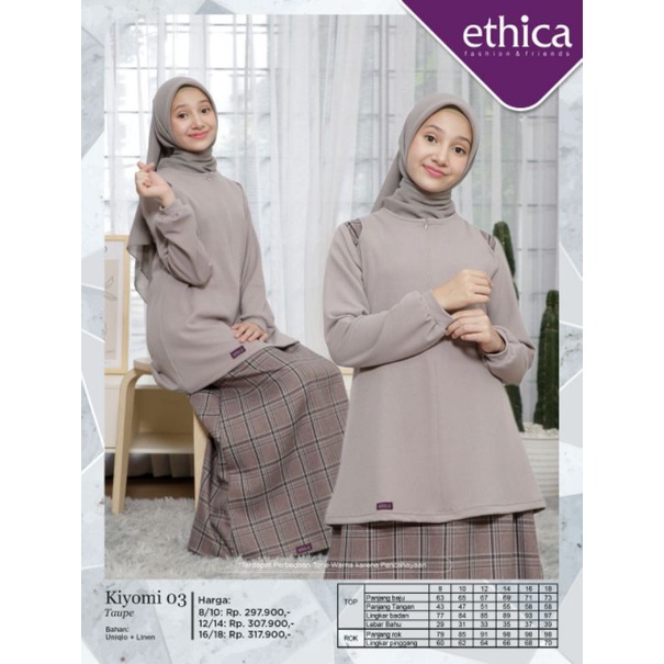 KIYOMI 03 &amp; 05 DAILY SET  • ETHICA