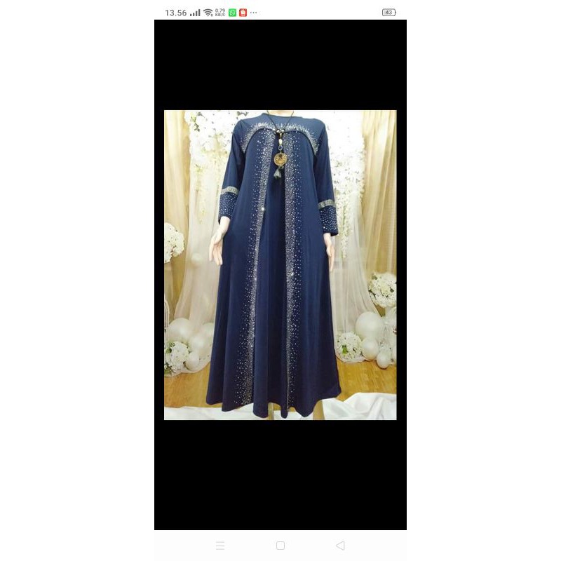 Gamis abaya payet/gamis kekinian/gamis 2020