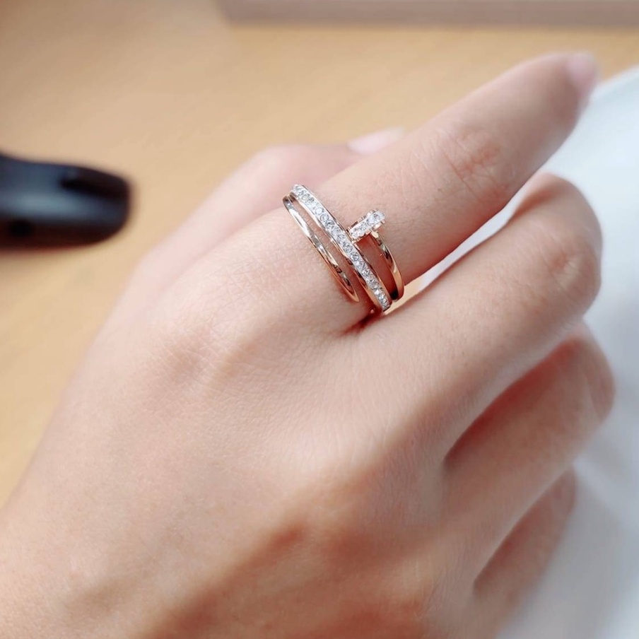 Cincin Juna Anti Karat Missme + Box -Collin Shop