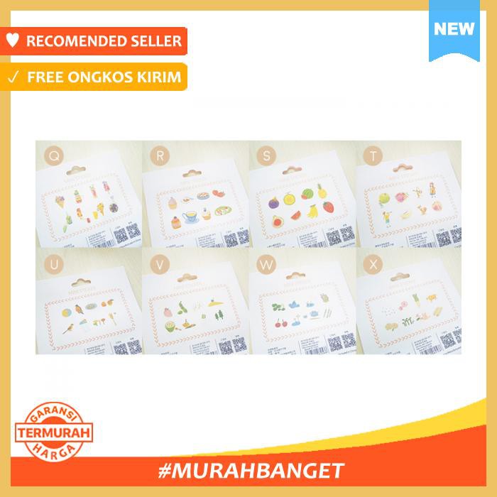 

Joytop Assorted Flake Stickers Set / Sticker Hiasan Buku - Pengikat & Perekat - Stiker