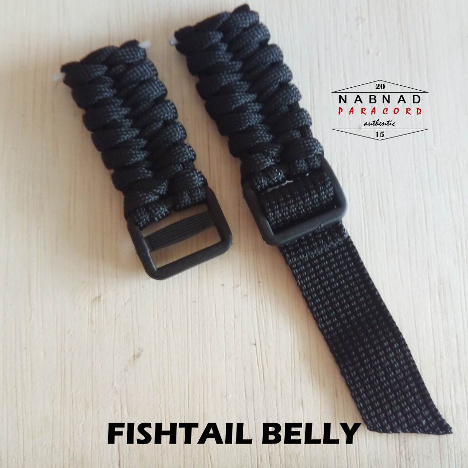 Thomgear Strap Jam Tangan Paracord Strap Survival Jam Tangan Outdoor Gelang Jam Paracord Tali Jam