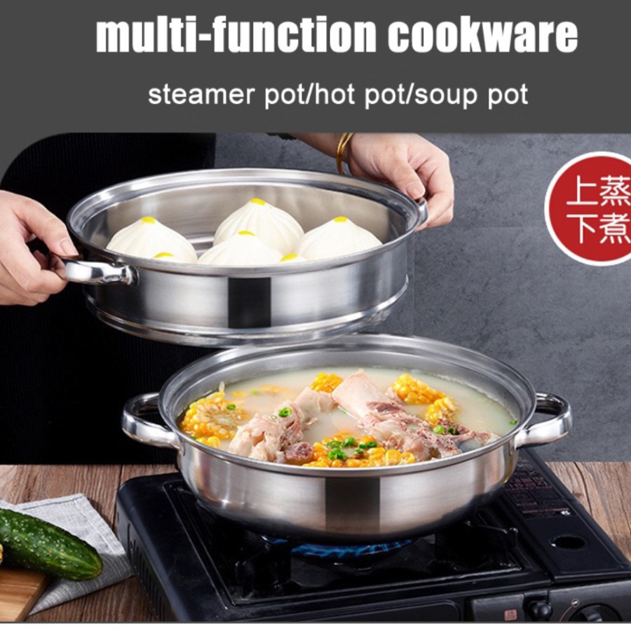 [COD] PANCI KUKUS STEAMER 2 SUSUN - DANDANG STAEMER KUKUS STAINLESS MISTER ORDER