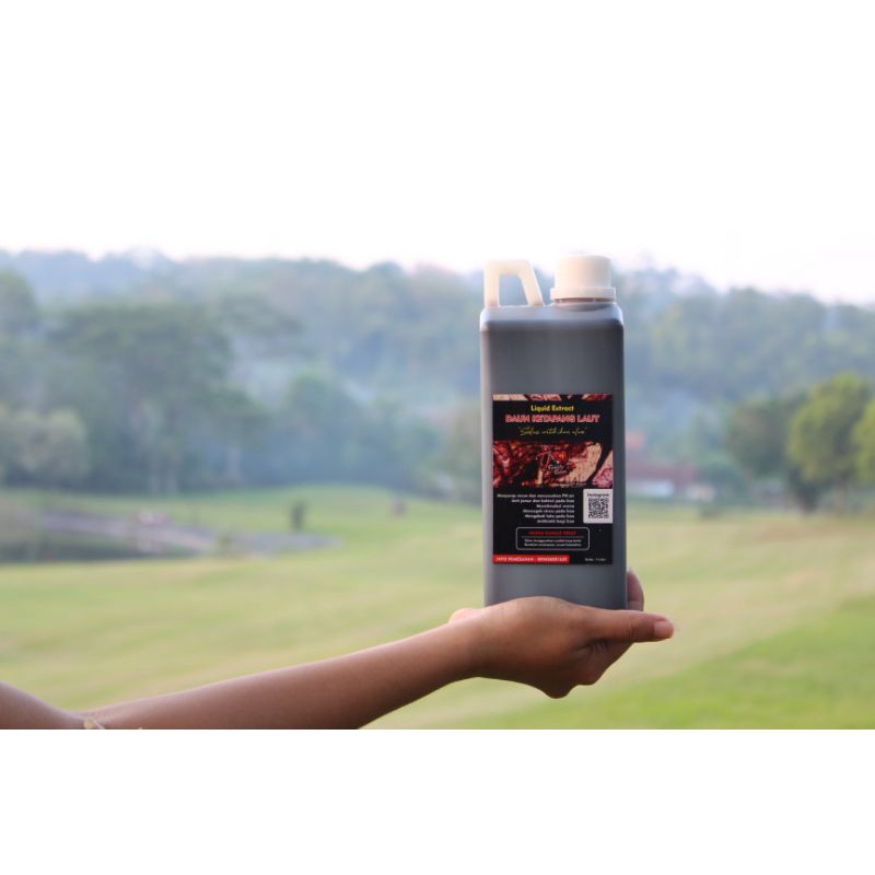 Ekstrak daun ketapang laut 1000ml(1liter) ikan channa, cupang, dll