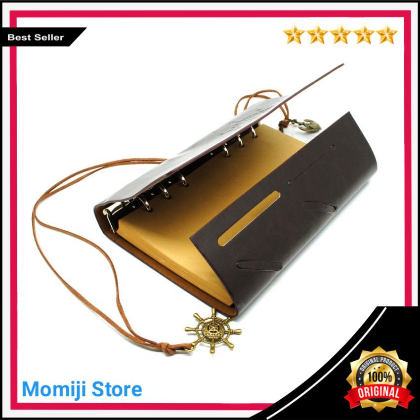 

Terlaris Buku Catatan Binder Kulit Retro Pirate