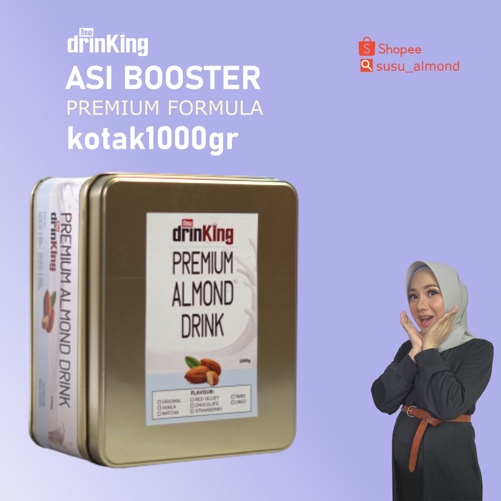 

SUSU ALMOND KOTAK / ASI BOOSTER / BOOSTER ASI/ PELANCAR ASI/ MINUMAN DIET