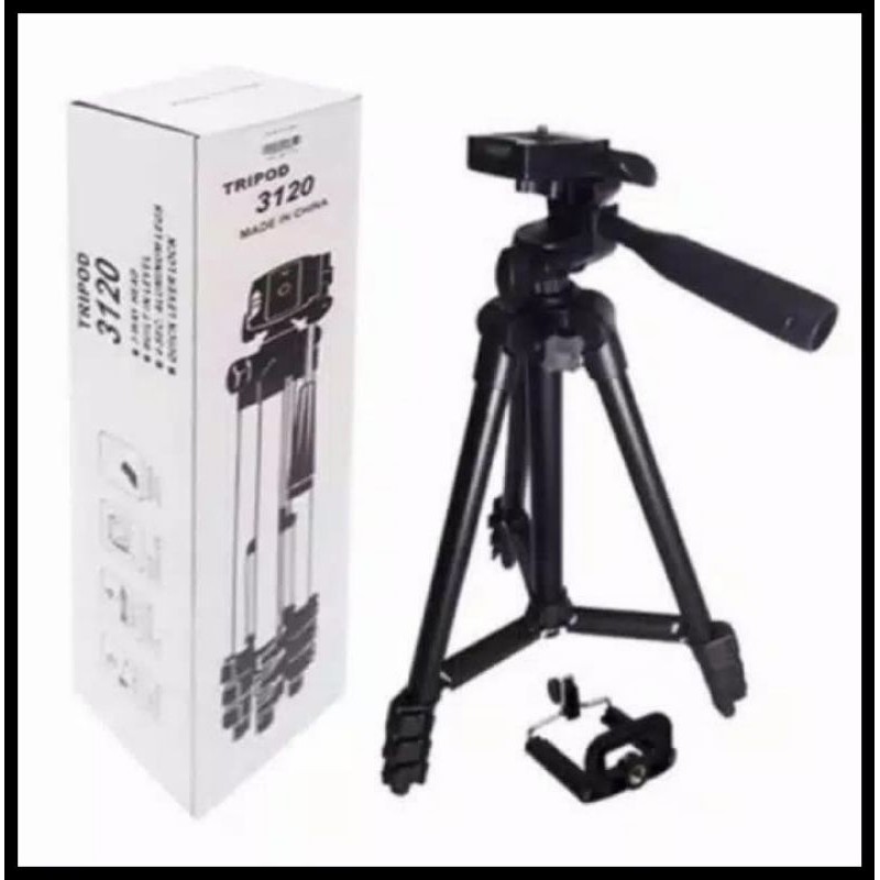 TRIPOD 3120A FOLDABLE CAMERA MOBILE TRIPOD BLACK EDITION WT-3120A