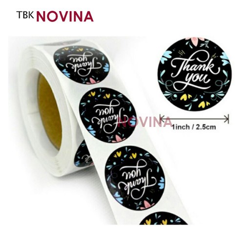 [KODE 95] Stiker Thank You / Label Segel Thank You (10 pcs)