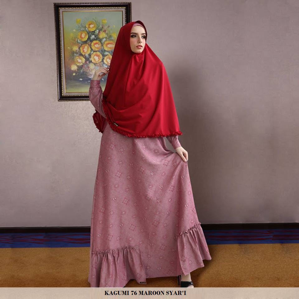 FASHION MUSLIM GAMIS ETHICA KAGUMI 76 / Ethica Gamis Dewasa / BAJU GAMIS WANITA