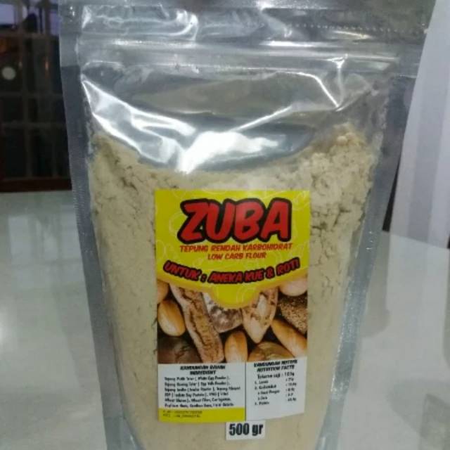 

ZUBA CAKE Tepung Untuk Cake Rendah Karbo 450 gr