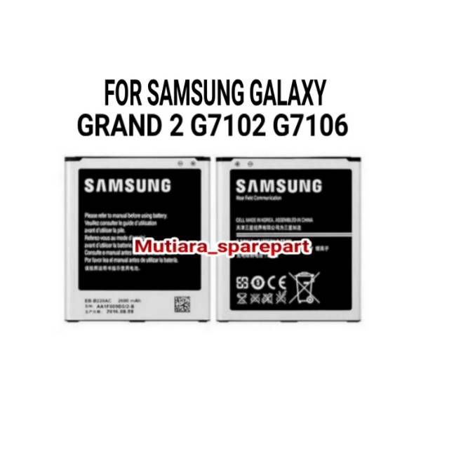 BATRE BATERAI SAMSUNG GRAND 2 G7102 G7106