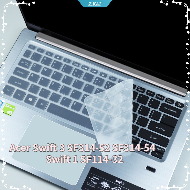 1pc Skin Silikon Pelindung Keyboard Acer Swift 3 SF314-52 SF314-54 / Swift 1 SF114-32 14 &quot;Bisa Dicuci