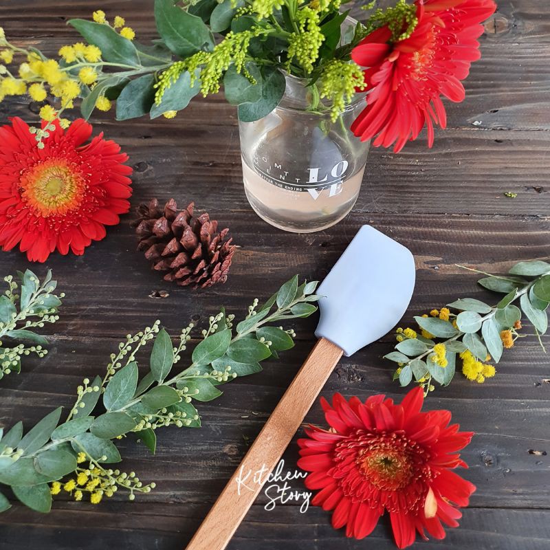 AM-1003 GG BAMBU +SILIKON SENDOK SERVING