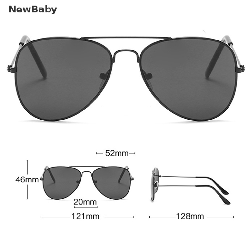 Kacamata Hitam Aviator UV400 Klasik Untuk Anak Unisexlakilakiperempuan