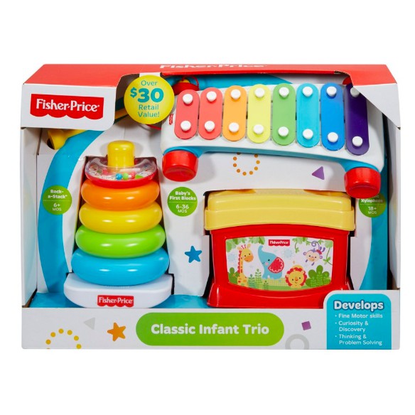 fisher price classic infant trio set