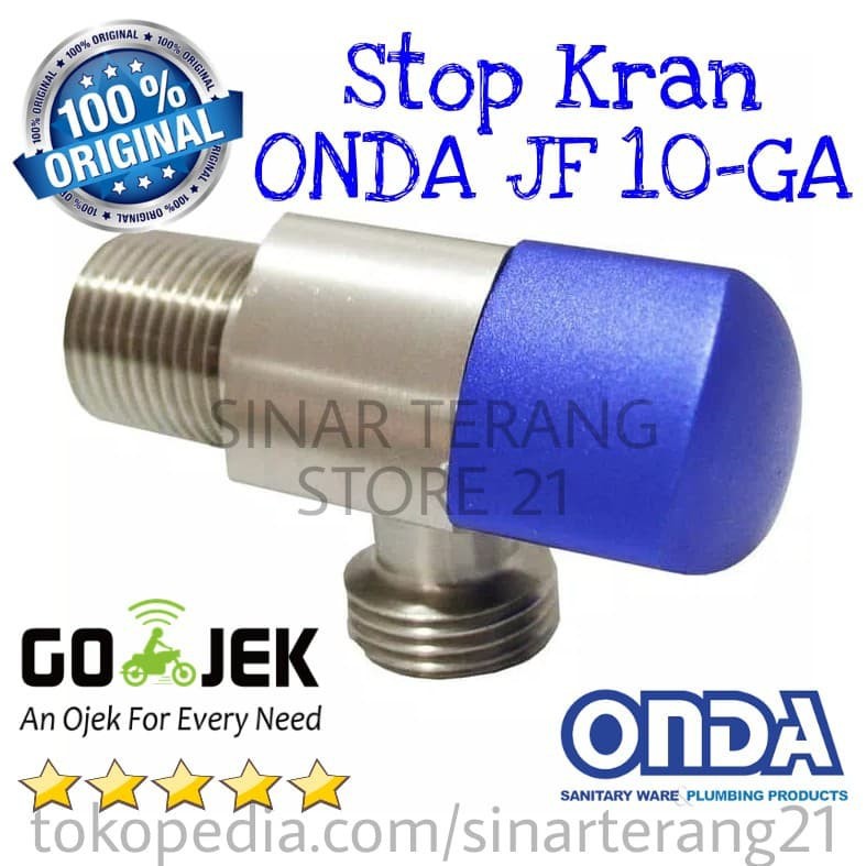 Stop Kran Air ONDA JF 10-GA 1/2" Keran Shower Closet 1/2 KM WC JF10GA
