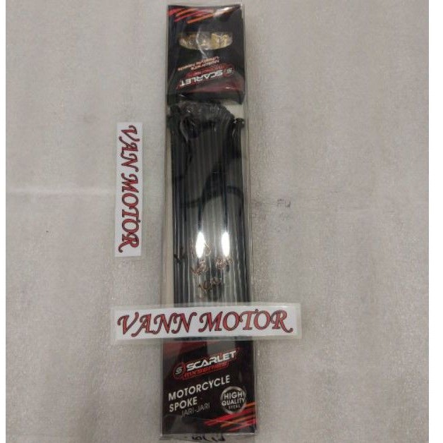 Jari Jari  Ruji KLX Ring 19  H36  Black / hitam SCARLET