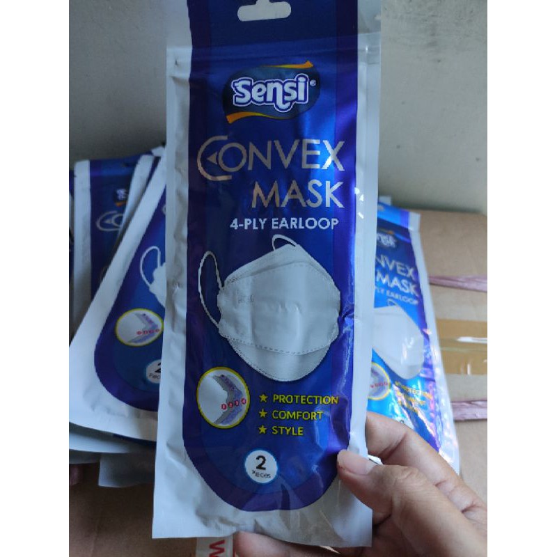 Masker Sensi Convex Sachet Isi 2 Pcs