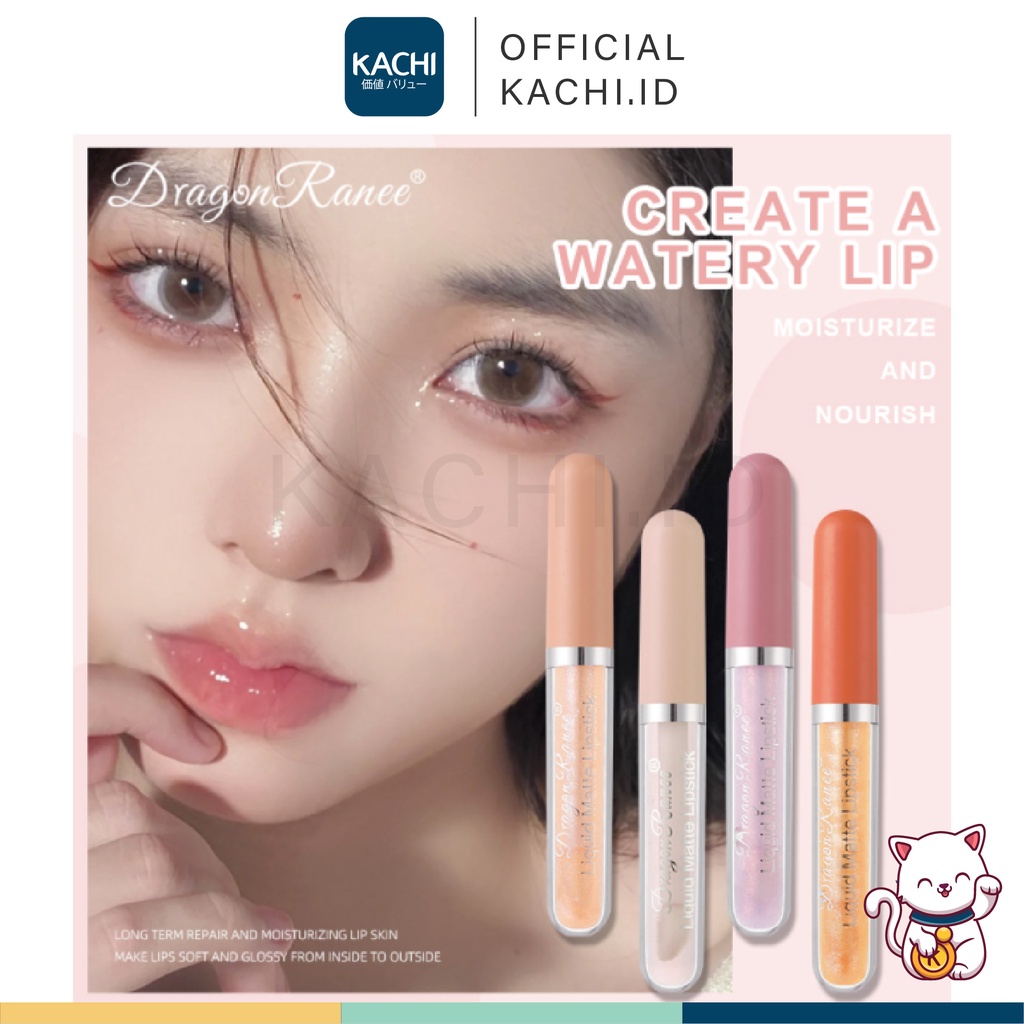 KACHI - DRAGON RANEE Jelly Colorful  Lip Gloss Lip Oil Melembabkan Bibir Dragonranee DR003