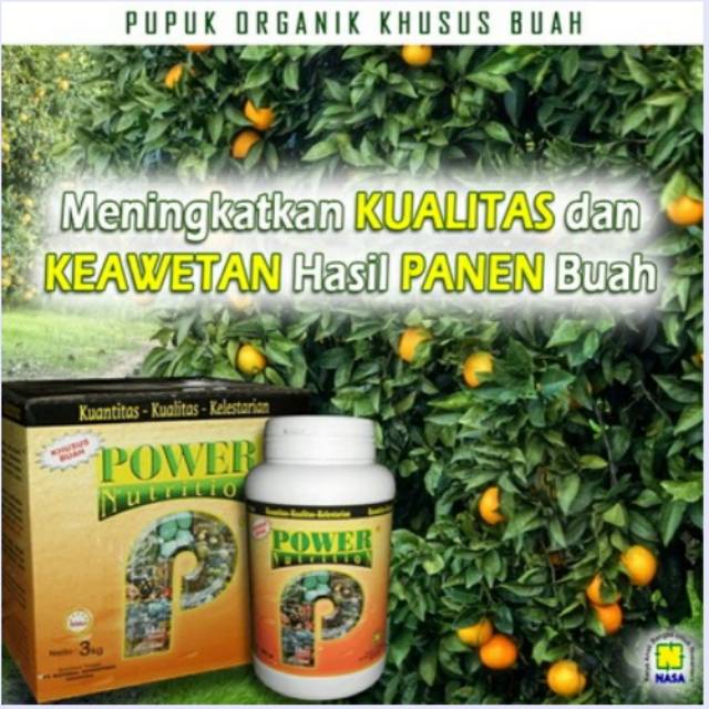 Pupuk Buah Organik Power Nutrisi Nasa 250g