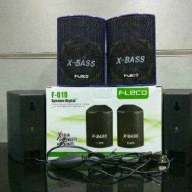 Speaker Fleco F-018 speaker Aktif Xtra Bass Sound Suara mantap F018