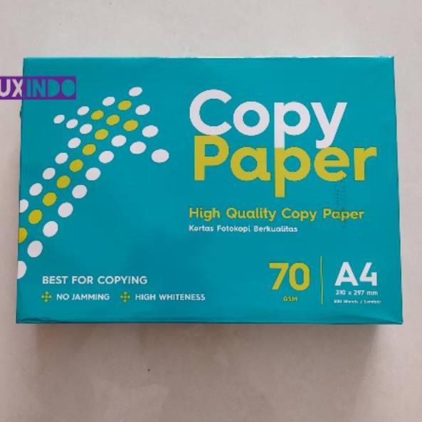 

JHT KHUSUS REGULER - Kertas HVS A4 70gsm Copy Paper / Maxi Brite / PaperOne / PP Lite / Sidu (isi 1 rim) 8Ibf