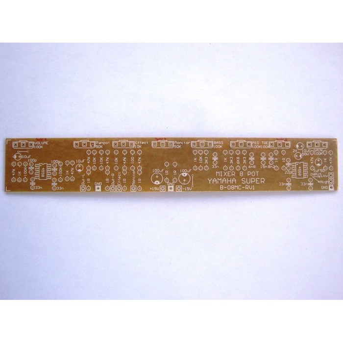 TERBARU PCB MIXER 8 POTENSIO B-08MC BELT TERLARIS