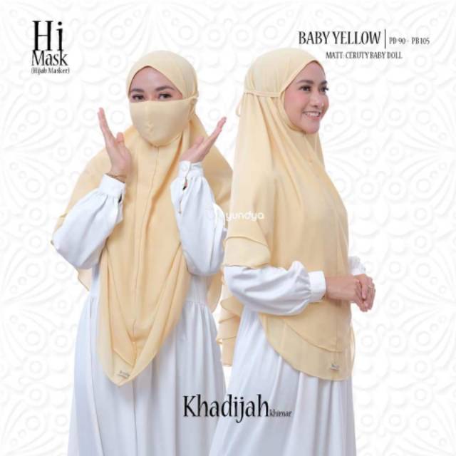 KHIMAR KHADIJAH 1 SET MASKER || AYUNDYA