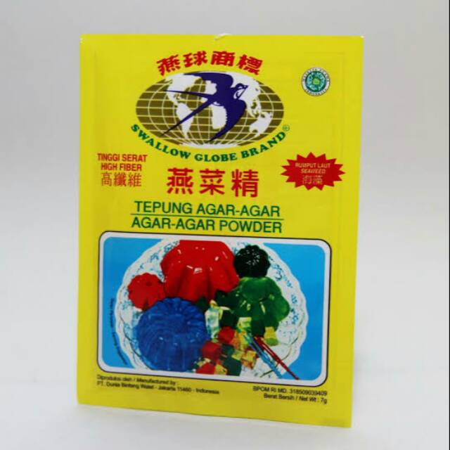 

AGAR AGAR SWALLOW PUTIH SACHET