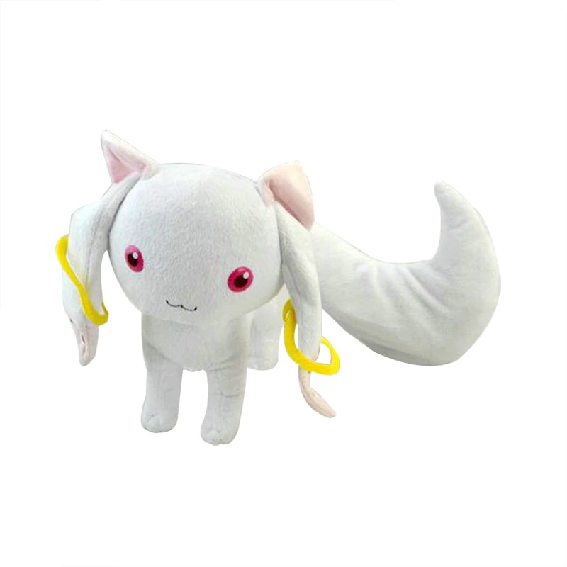 Boneka Anak 23 cm Puella Magi Madoka Magica Magic Kyubey juguete de felpa Qbay gato suave juguetes
