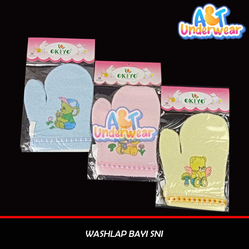 AT356-Washlap SNI/Washlap Handuk Bayi/Handuk Lap Mandi/Washlap jari